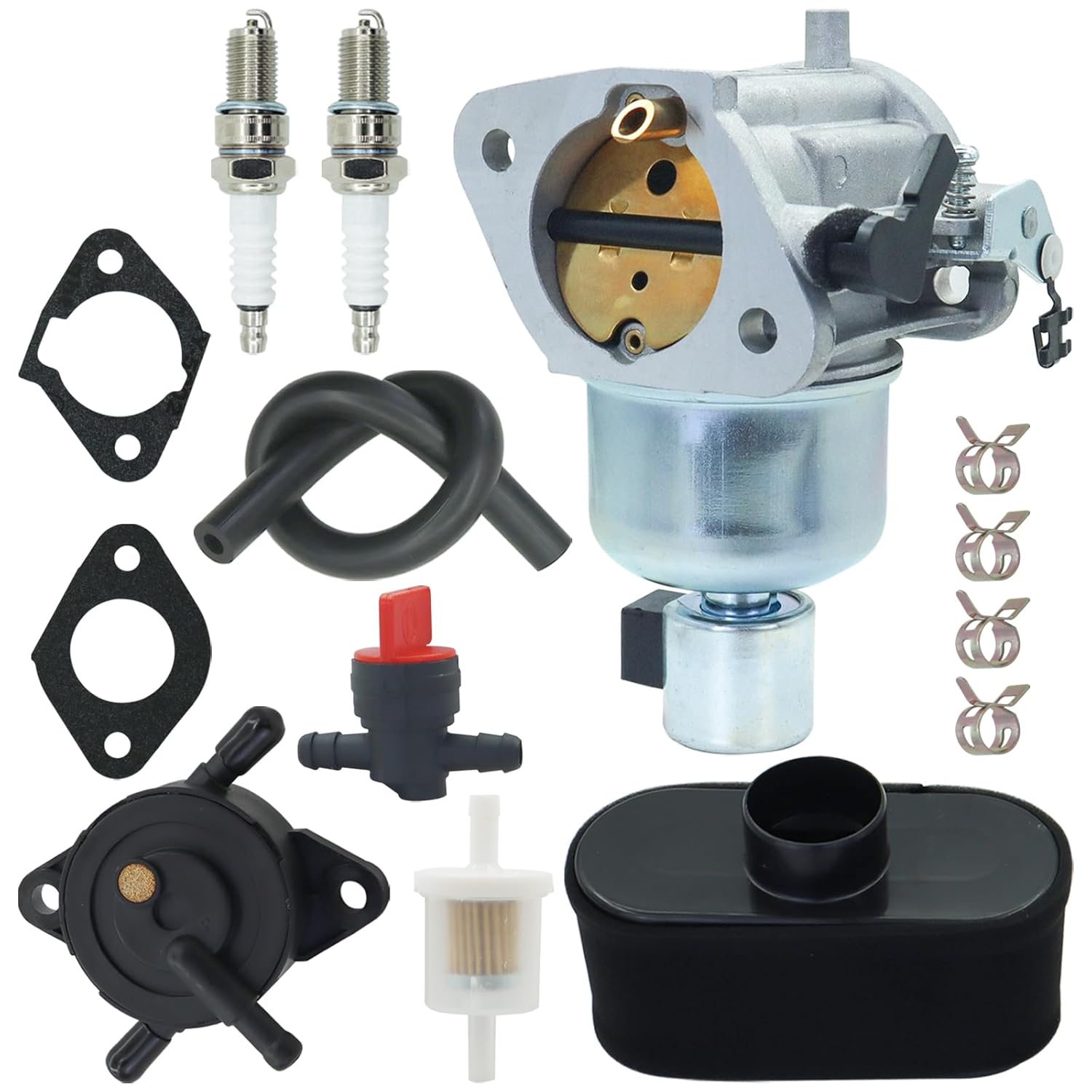 Carburador 15004-0984 15004-0986 Compatível com Kawasaki FS651V FR651V FS730V FR730V FS691V FR691V - Substitui 15004-0826 15004-0828 15004-7052 15004-7062 + Filtro de Ar 49040-0770