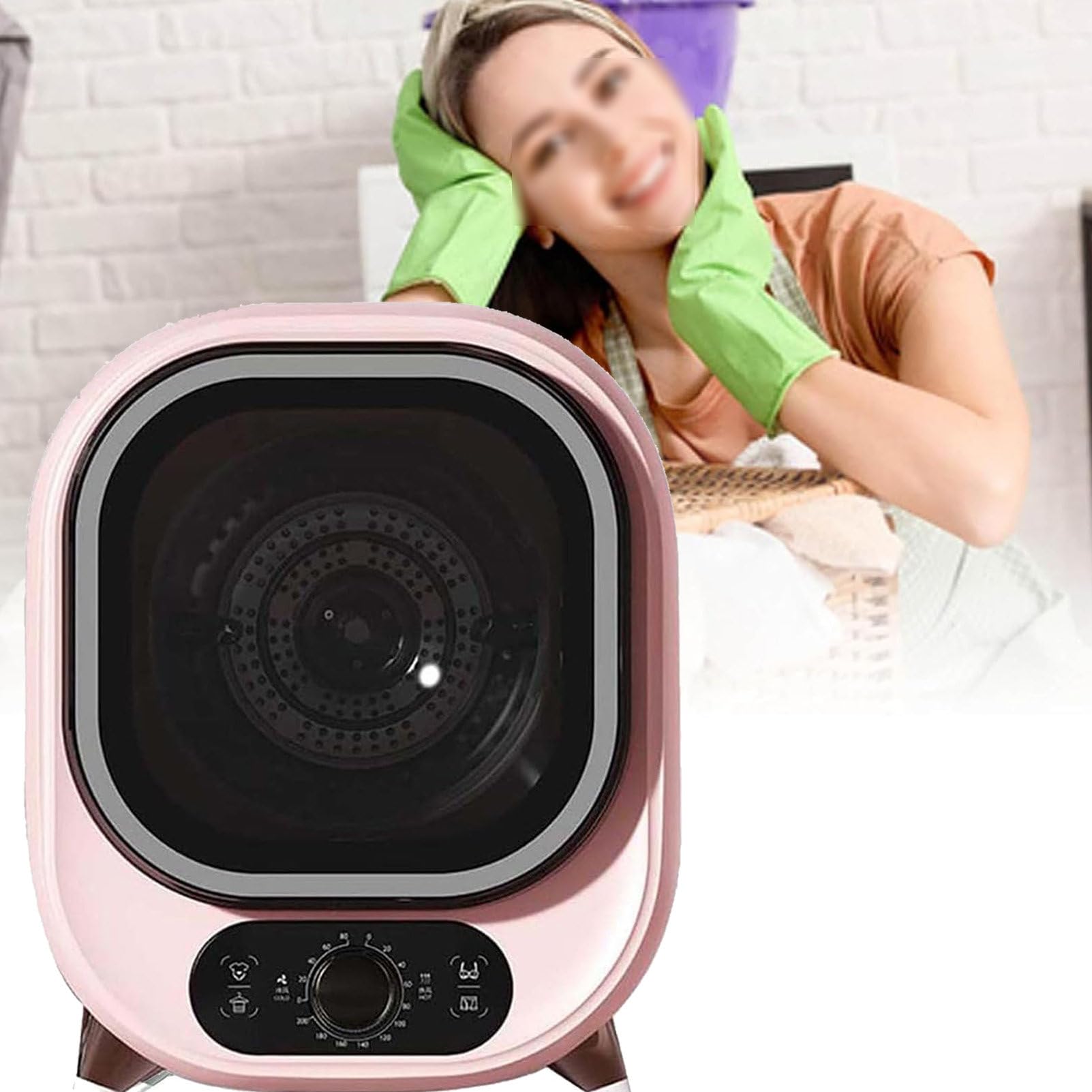 Secadora De Ropa, Secadora De Condensador PortáTil, Secadoras con VentilacióN, Secadora De Ropa PortáTil, Condensador De Secadora PequeñA, con Capacidad De Carga De 0,8 Kg,C-110V