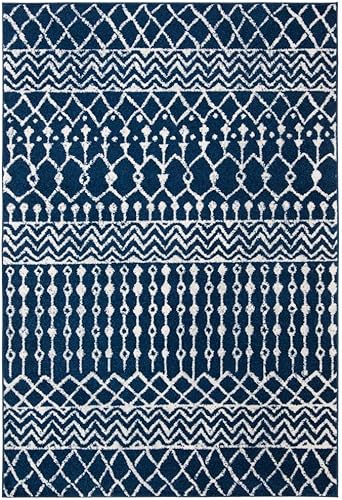 Miniatura 113 de SAFAVIEH - Alfombra de la colección Tulum, modelo TUL270C, diseño marroquí bohemio desgastado, no suelta pelusa y fácil de limpiar, ideal para sala