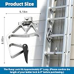 28-11 Aluminum Extension Ladder Locks for Extension Ladder Locks Compatible with Werner Aluminum 24 ft, 28 ft, 32 ft Rung Ladder Lock Kit, Extension Ladder Accessories