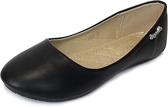 irisaa Damen Ballerinas, Klassische Flache Schuhe, Halbschuhe Slip-on 2203800