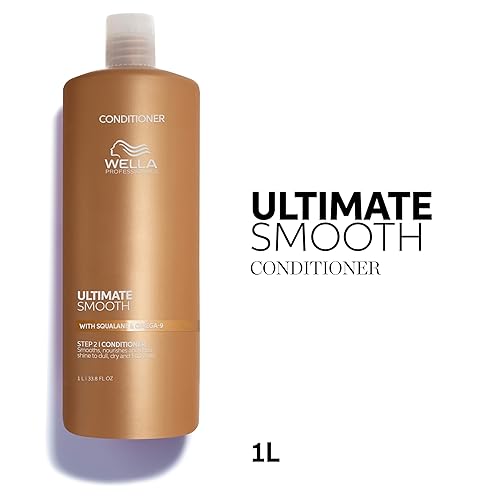 Miniatura 10 de Wella Professionals ULTIMATE SMOOTH Conditioner Treatment for Dry, Frizzy Hair Nourishes, Smooths & Adds a Silky Shine With Squalane & Omega 9