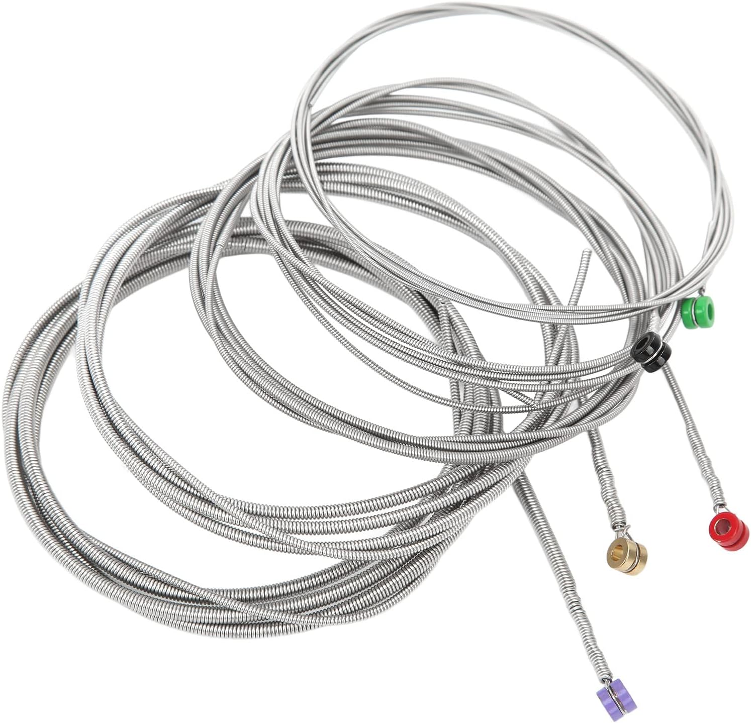 Electric Bass Strings, 5Pcs Bass String Colourful Ball End