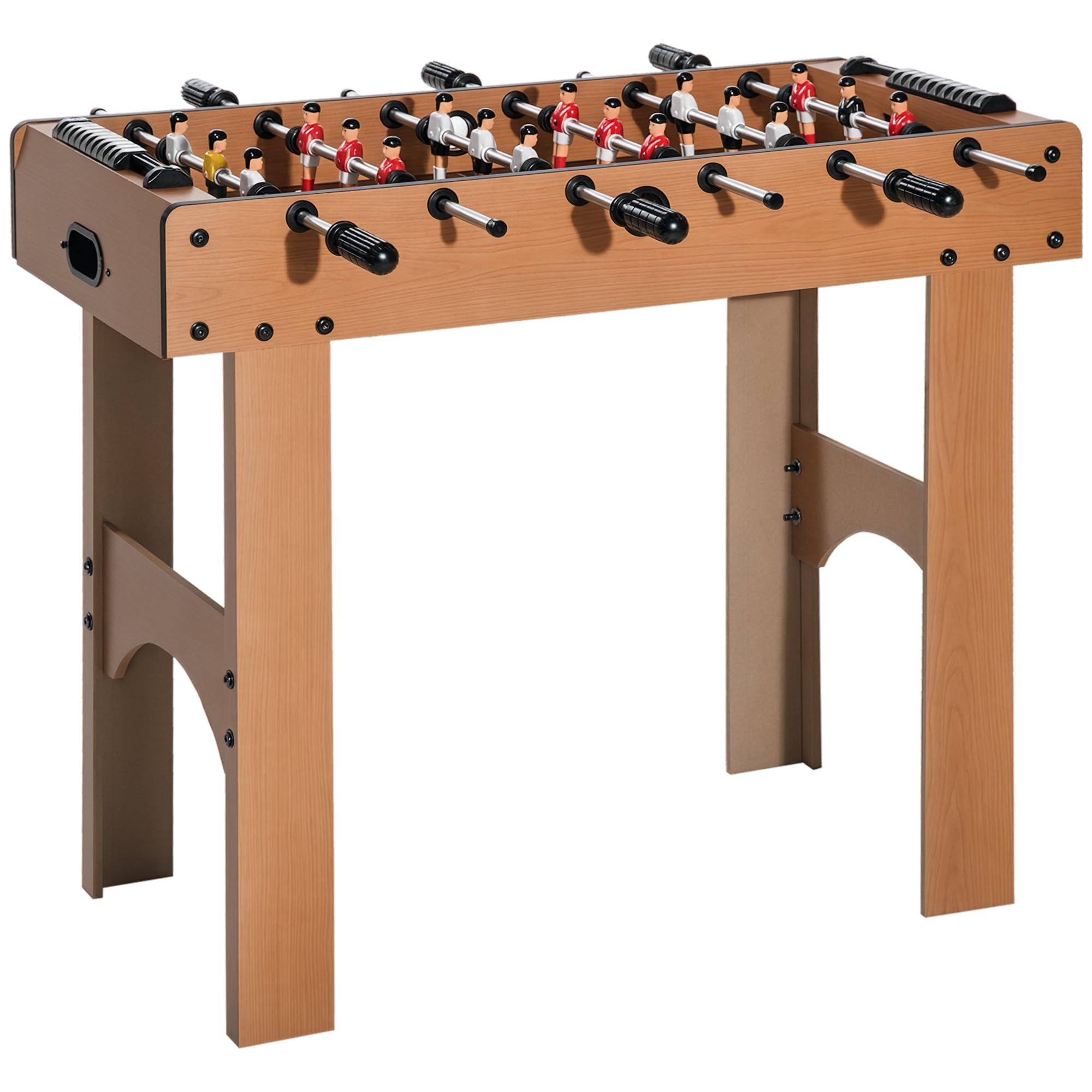 HOMCOM Calcio Balilla Professionale per Bambini e Adulti Aste 92x46x78cm | in Legno, MDF