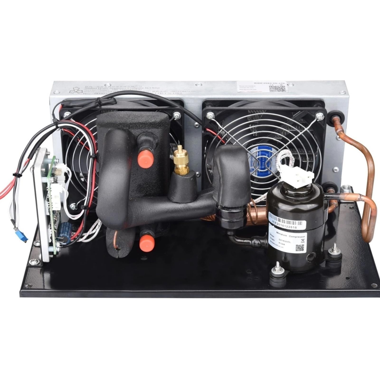 CVFRDD Micro DC Air Conditioner, Plate Liquid Chiller DV3220E-P, 24V DC, 200W Capacity,R134A Refrigerant, Compact & Efficient Cooling