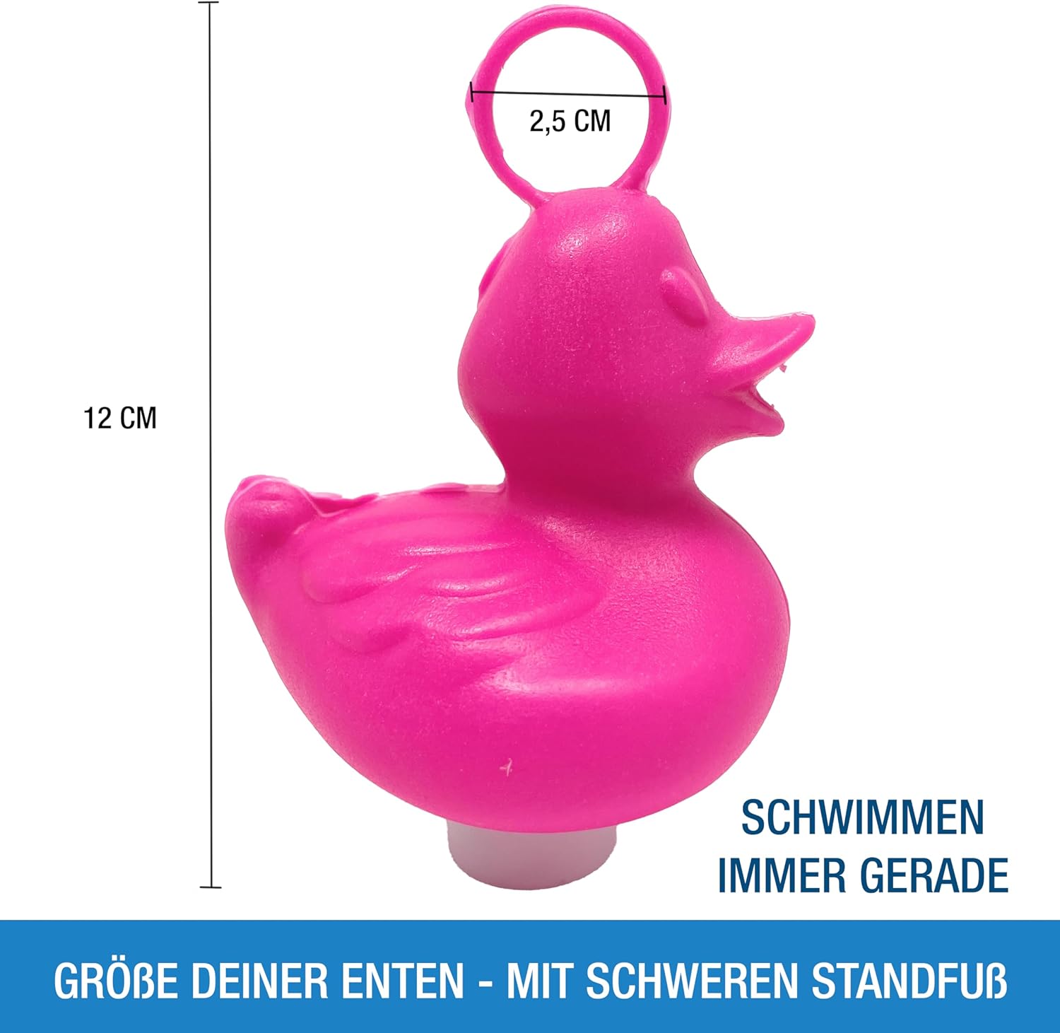 AMLI Duck Fishing, 8 x Colourful Ducklings with Eyelet and Weight, Includes 2 Fishing, Duck Fishing Game, Water, Large, Perfect for Company Parties, Nursery, Children's Birthday, Swimming Ducks for