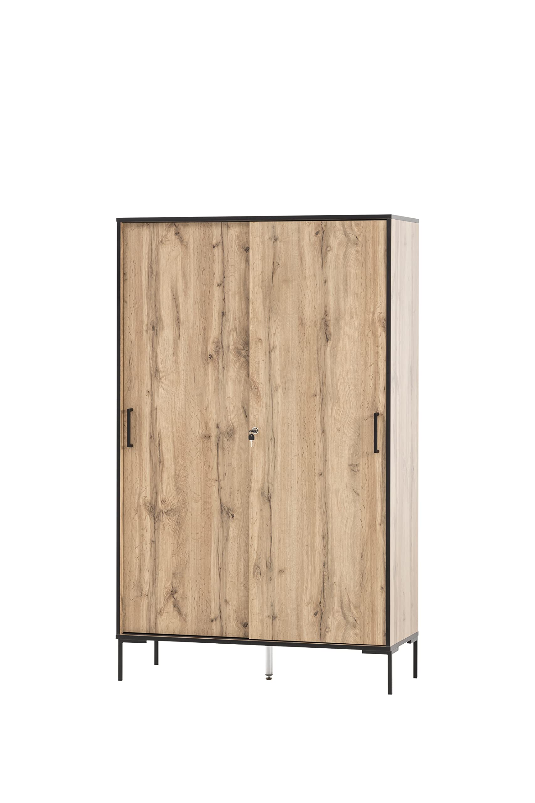 Montana 701724 Aktenschrank, 100, 1 x 41 x 163,8 cm, Eiche Landhaus Dekor