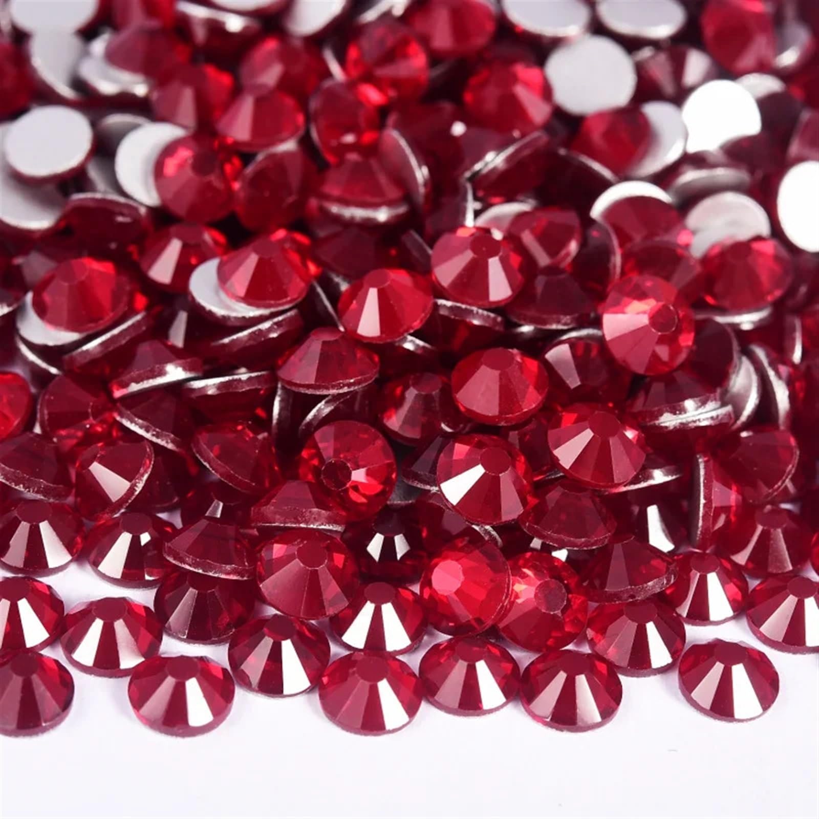 Hotfix Strasssteine Flatback Strasssteine, Kristall AB Glitter Strass Glas Nicht Flatback Diamant Nail Art Dekorationen for Dekoration 144 stücke