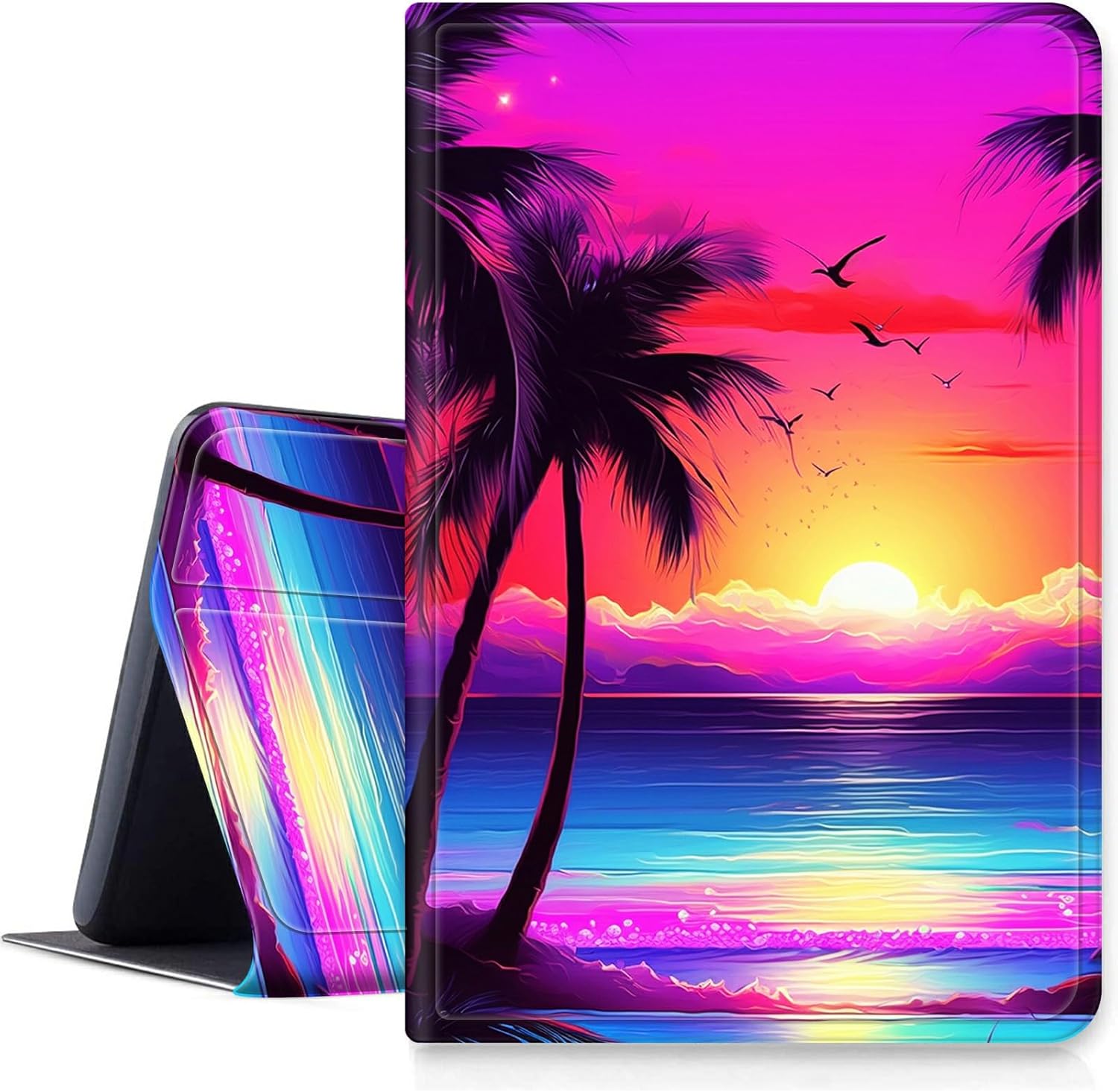 DIGTIALLL Case for Amazon Kindle Fire HD 10 Tablet 13th Generation 2023 Release 10.1″ PU Leather Smart Protective Cover with Auto Sleep/Wake,Tropical Palm Trees DIGTIALLL Case for Amazon Kindle Fire HD 10 Tablet 13th Generation 2023 Release 10.1″ PU Leather Smart Protective Cover with Auto Sleep/Wake,Tropical Palm Trees