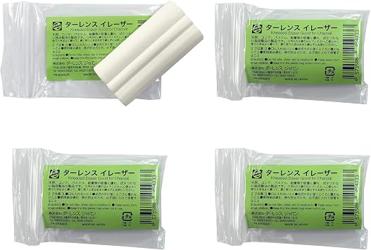 Talens Japan TR-ER-4P 454780 Talence Eraser Kneading Eraser, Pack of 4