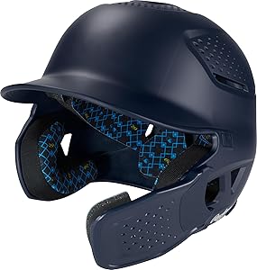 Rawlings | RX2 Series Reverse & Adjust Baseball Batting Helmet | Adjustable Face Guard | Senior | Navy