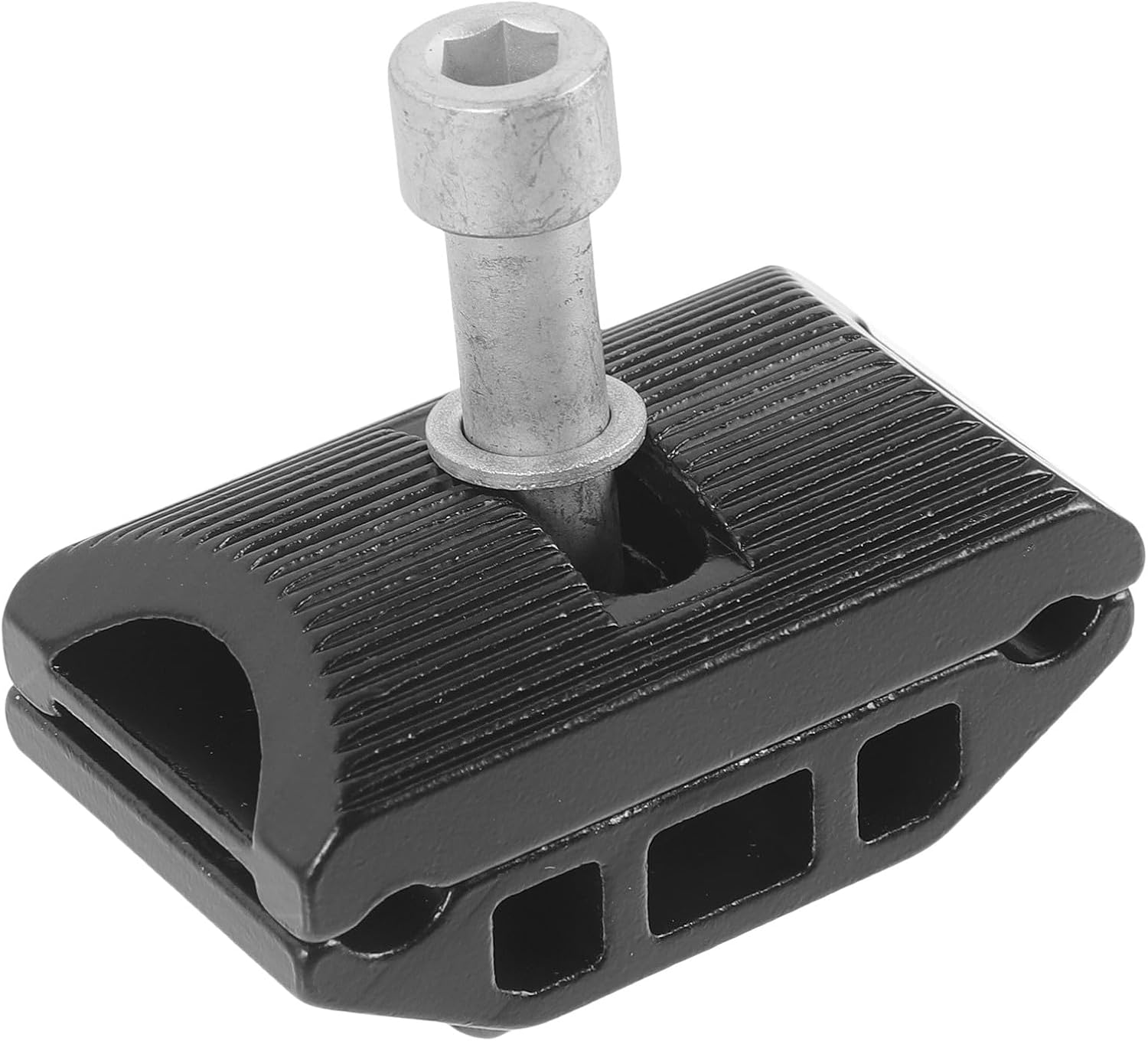 Bike Seatpost Clamp Metal Saddlepole Fixing Clip Quick Release for Mountain Bike Seatpost Head Bicycle Saddle Connector Clamp Black