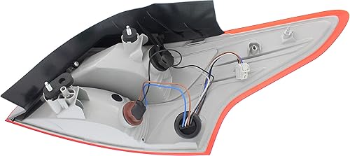 Miniatura 5 de Evan Fischer Conjunto de luz trasera compatible con Ford Focus 2012-2014 Outer Sedan lado del conductor