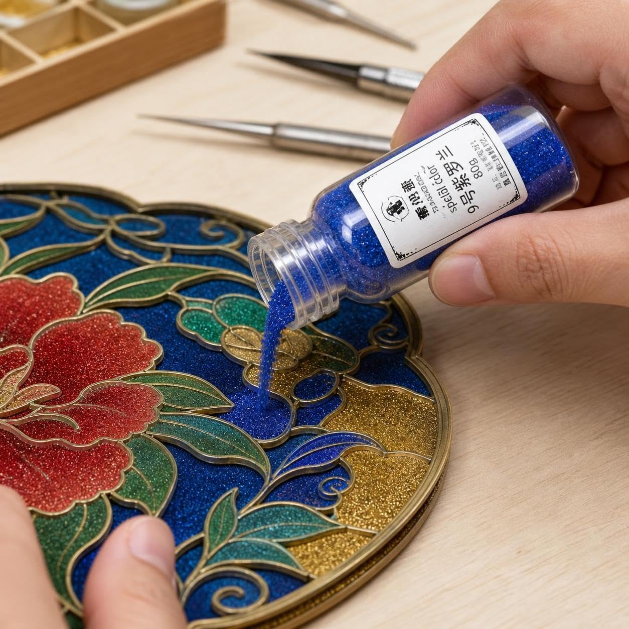 SZLIFE Sabbia Colorata per Pittura
