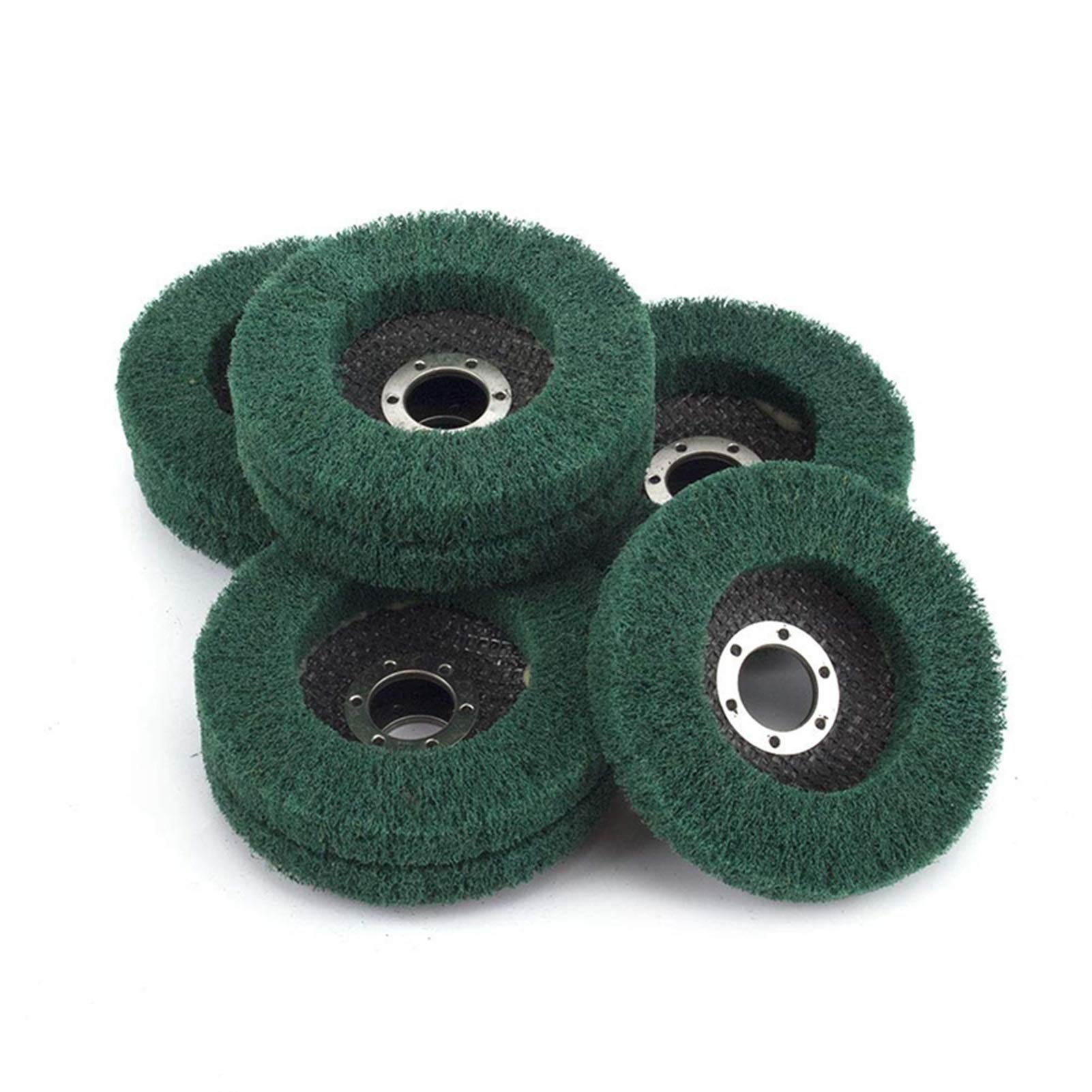 Kit Di 5 Dischi A Flap In Nylon Per Smerigliatrice Angolare – 4 Pollici X 5/8 Pollice, Alto Rendimento E Bassa Rumorosità