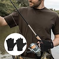 Vista 5 de Guantes de entrenamiento para hombres y mujeres, guantes de ejercicio para levantamiento de pesas, guantes sin dedos, guantes deportivos