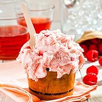 Vista 9 de Healifty 100 cucharas desechables para helado, cucharas de degustación, cucharas de muestra, mini cucharas de madera, mini cuchara para helado