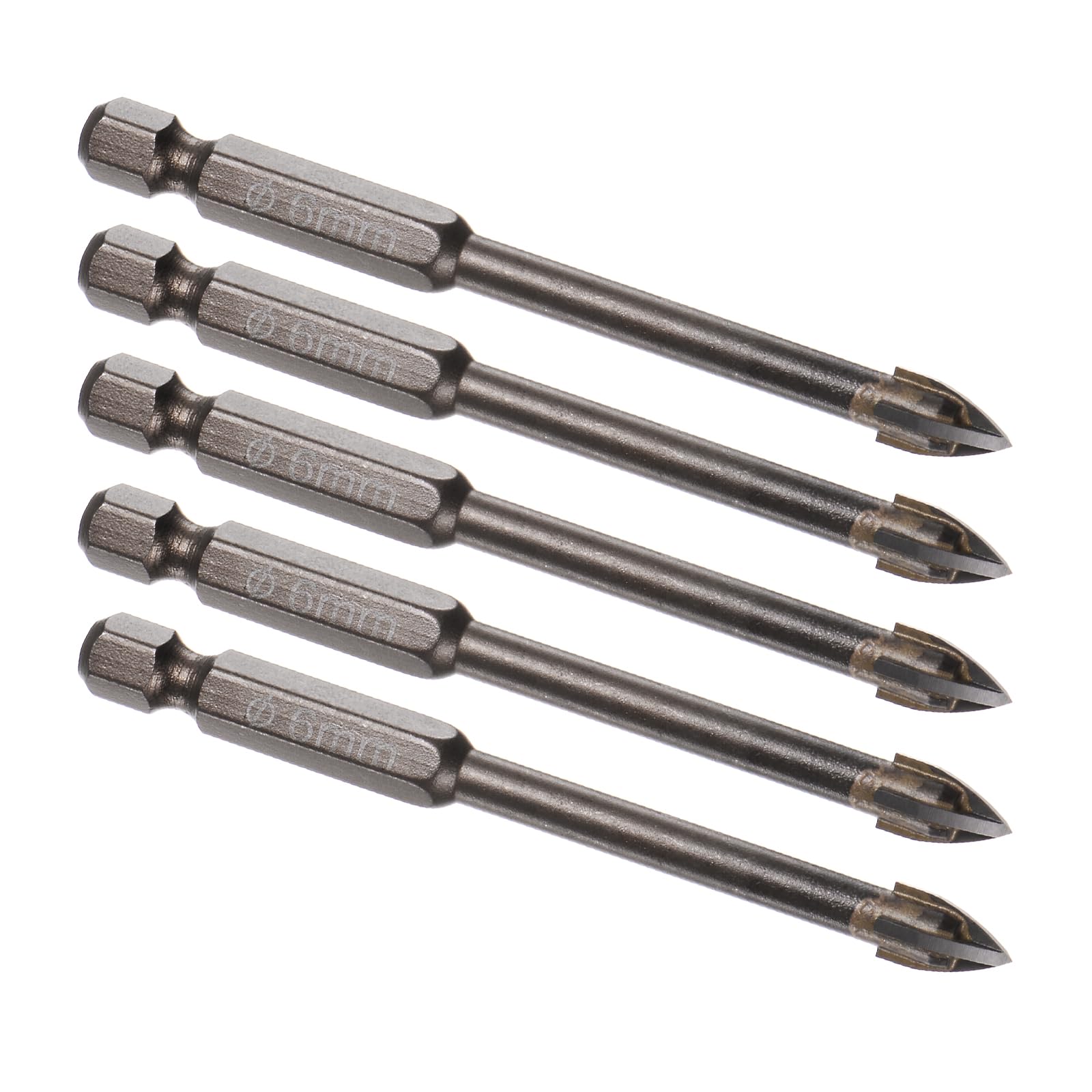Kozelo 5pcs Titanium Masonry Drill Bit