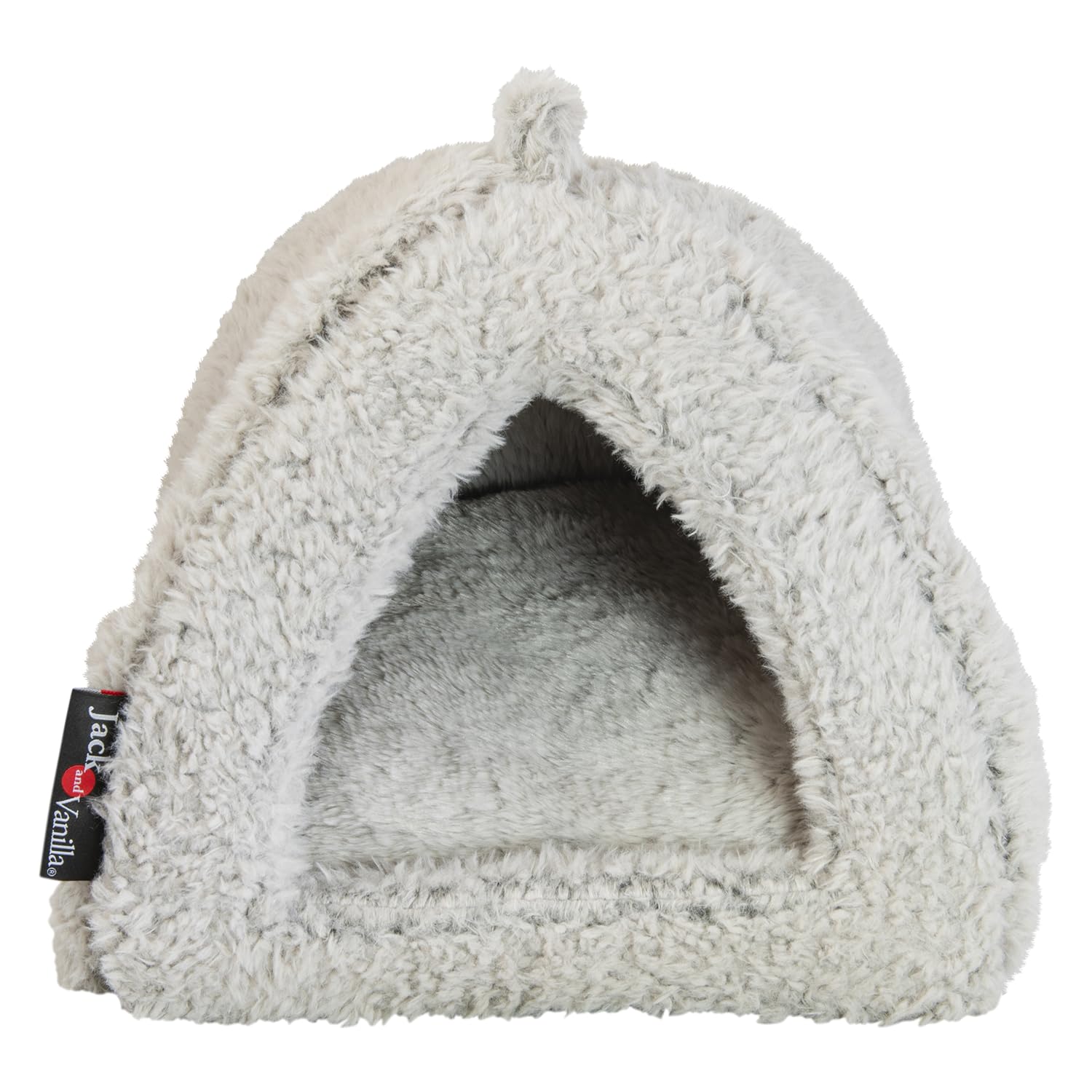 JACK AND VANILLA, Dog Bed, Shell Igloo Model, Shell Grey, Size 37 x 37 x 37 cm