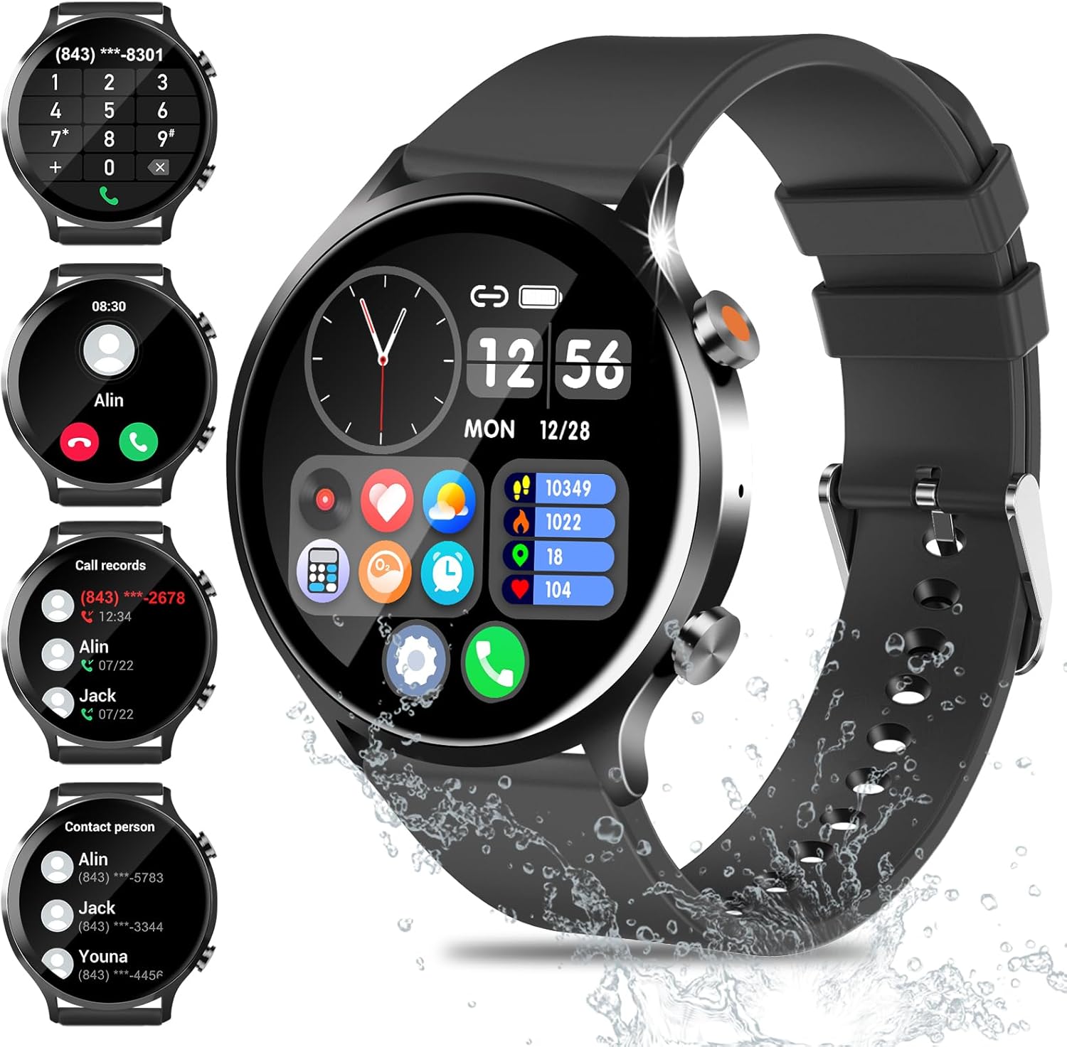 Smart Watch 2025 Upgraded, 1.39″ HD Fitness Watch...