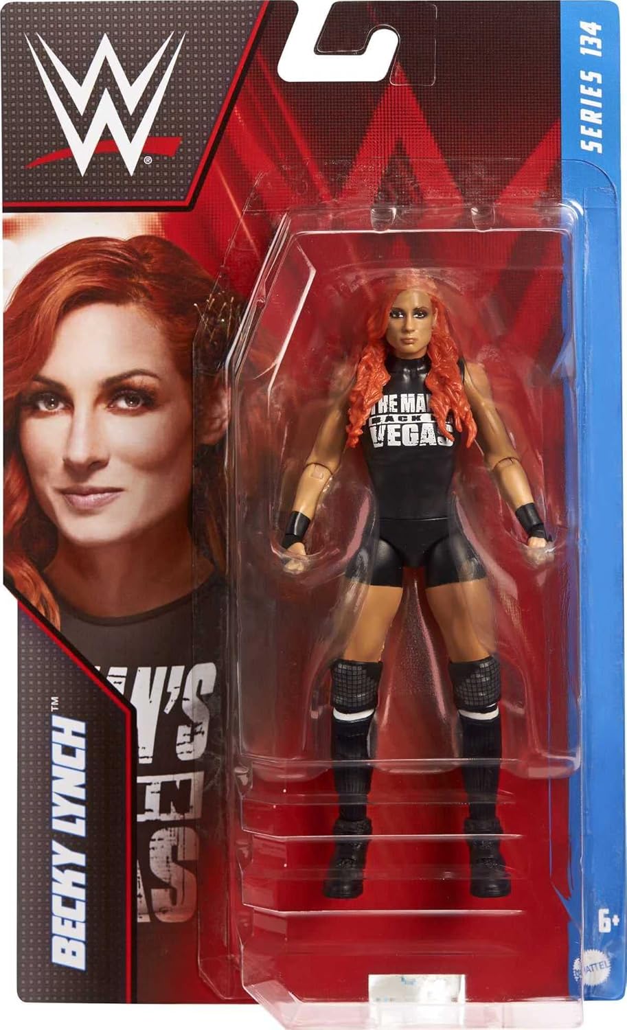 Mattel WWE Becky 'The Man' Lynch Basic Action Figure, Posable 6-inch Collectible for Ages 6 Years Old & Up