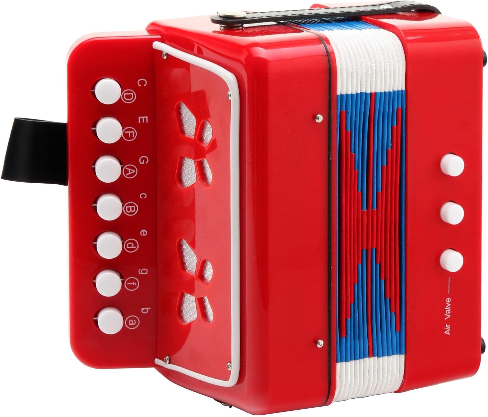 Klanten-reviews Classic Cantabile Bambino kinderaccordeon, rood, 2 bassen