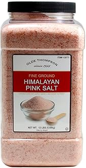 Olde Thompson Fine Ground Himalayan Pink Salt, 12 Pound, Bulk Size