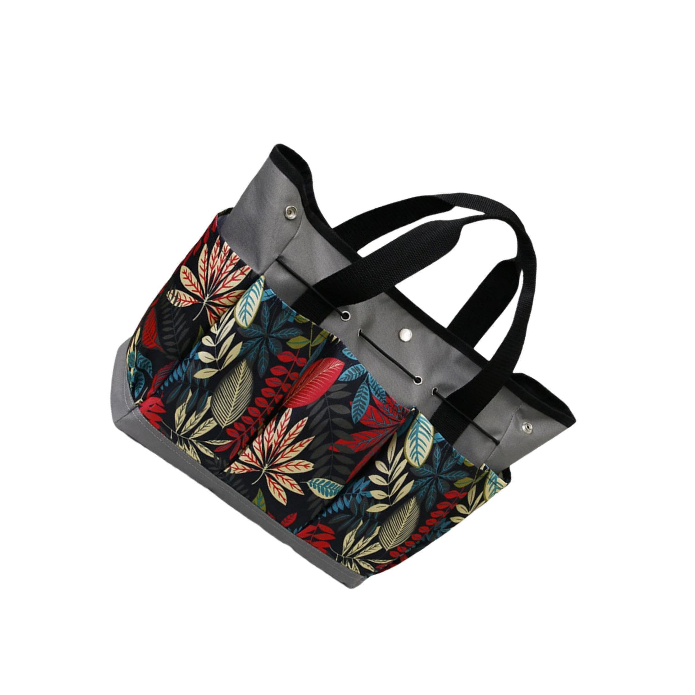 YIXANNX Sturdy Outdoor Gardening Pouch Storage Bag Offering Convenient Double Handle And Durable 600D Oxford Cloth Construction Multicolor Portable Garden