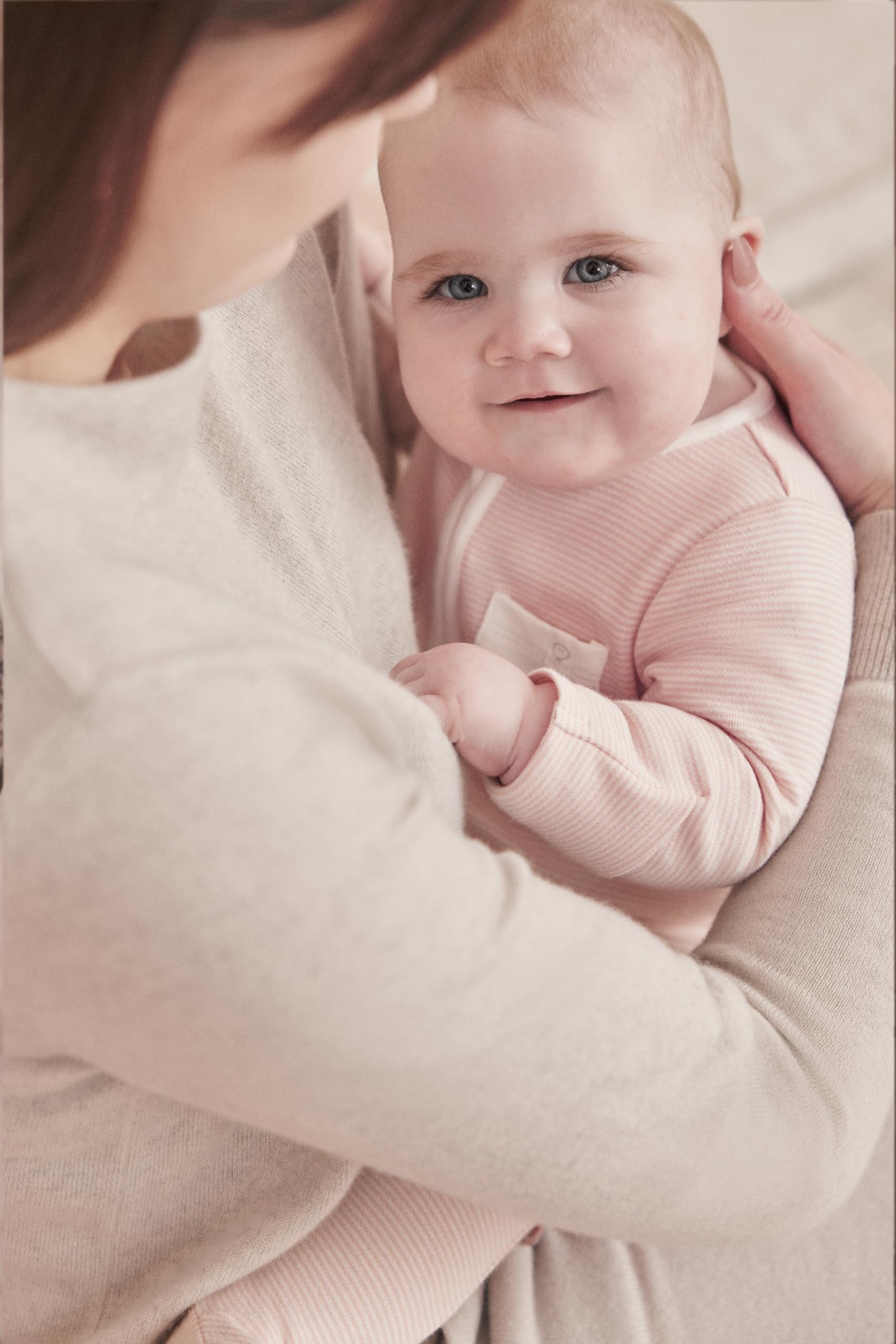 MORI Clever Baby - Tutina per neonato, con cerniera, in cotone biologico anallergico