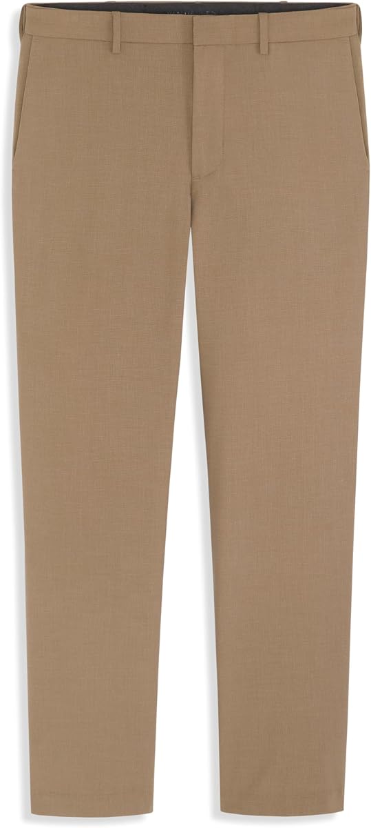 Pantalón recto con frente plano Flex para hombre