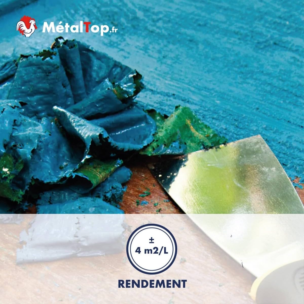 Metaltop - Decapant Bois - 5 L - Spécial peintures, vernis, lasures et vitrificateur