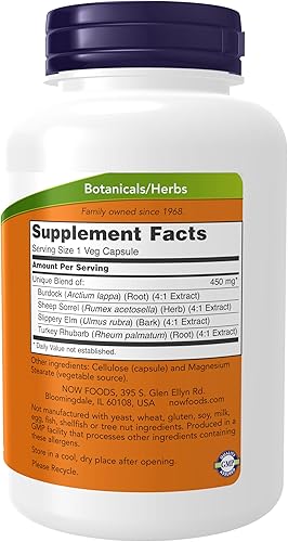 Miniatura 2 de NOW Suplementos, extracto de hierbas de Ojibwa 450 mg, mezcla concentrada, sin alcohol, extractos de hierbas 41, 180 cápsulas vegetales