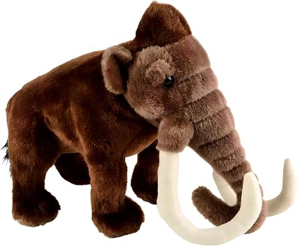 Rhode Island Novelty Prehistoric Wooly Mammoth, Soft Dinosaur Stuffed Animal for Kids, 10 Inch