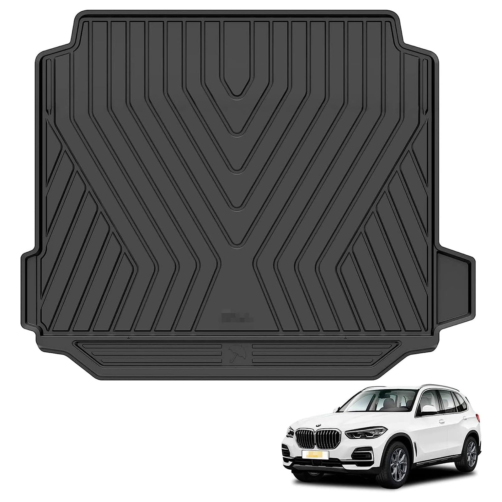 Tappeto Bagagliaio MOTOS Per BMW X5 G05 Dal 2018, Antiscivolo, Resistente, Bordi Rialzati 4 Cm, Per Tutte Le Stagioni, Materiale Riciclabile - 4