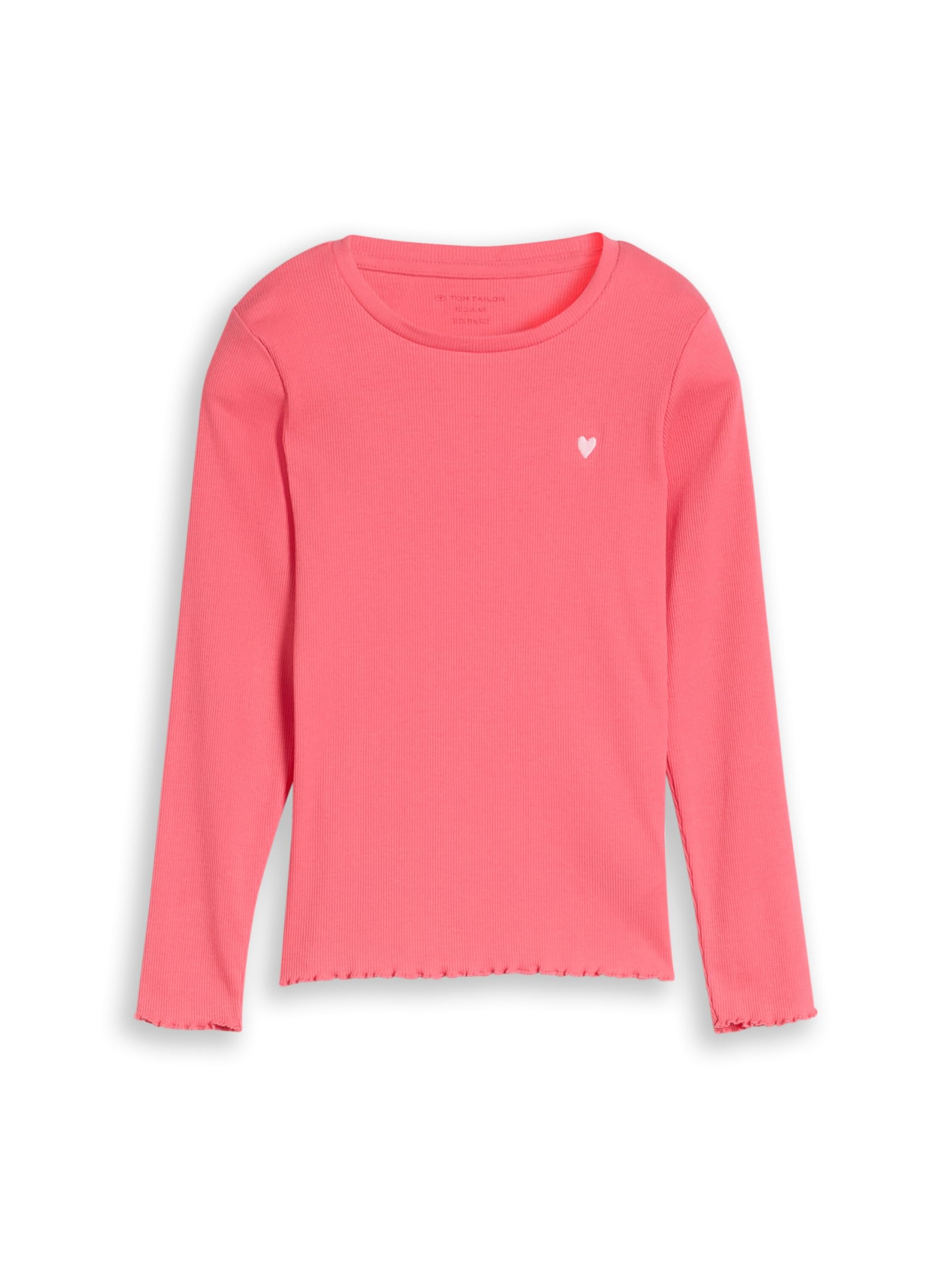 Tom Tailor Mädchen Longsleeve mit Strickerei