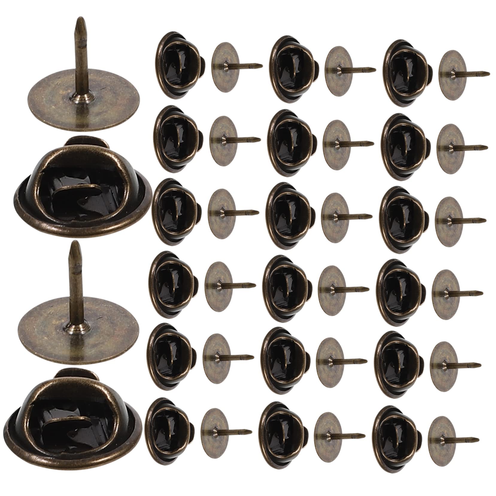 NUOBESTY 250sets Spille Con Retro Di Bloccaggio Per Creazioni Artistiche Di Gioielli Accessori Per Spille e Distintivi e Fermagli Per Cravatte