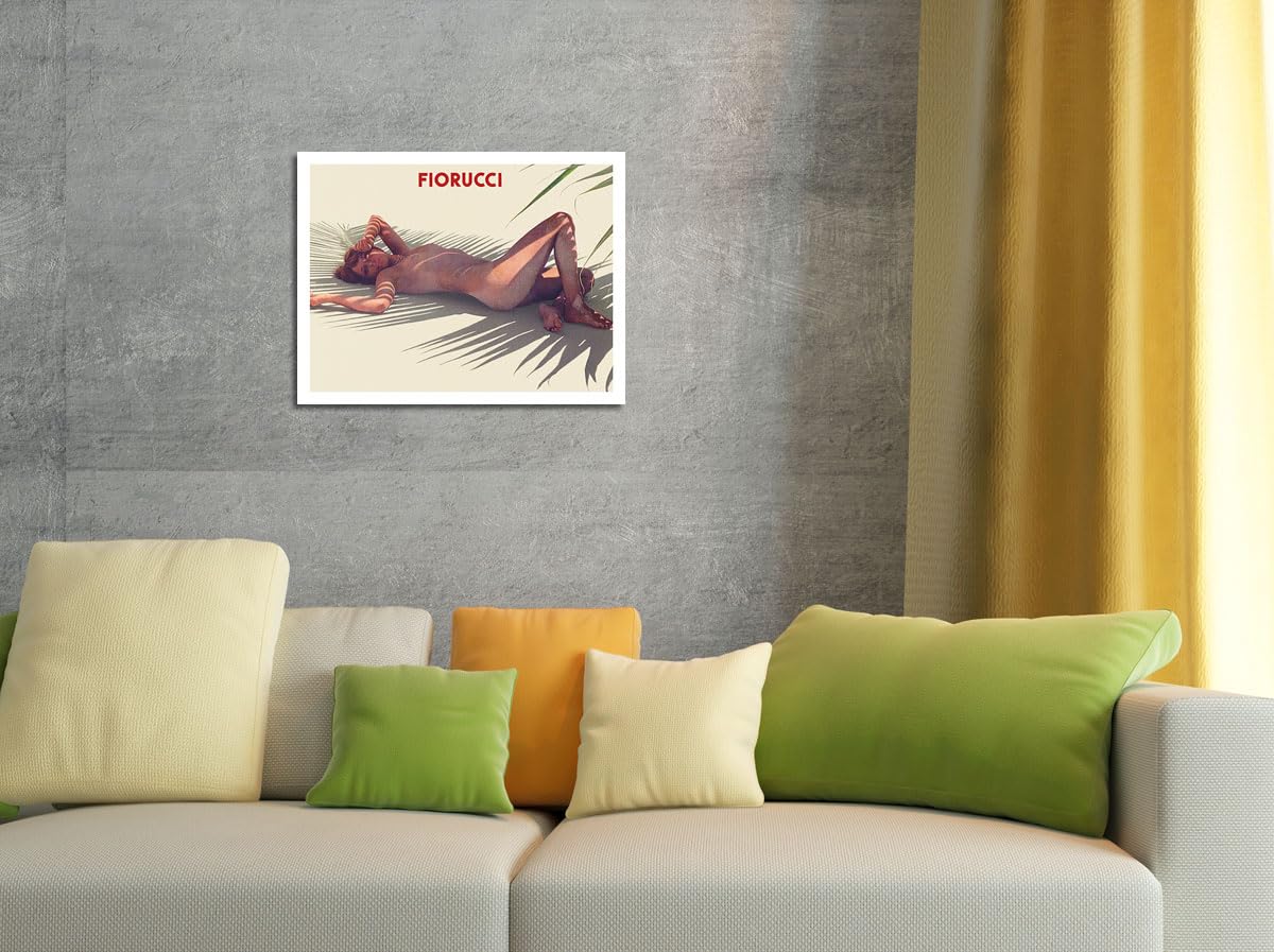 Amazon.com: Sunbathing Au Naturel Woman On Beach - Fiorucci