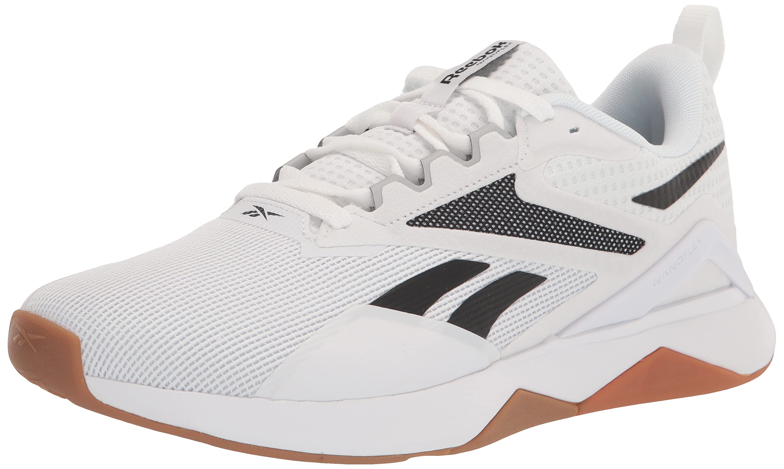 Reebok Men's Nanoflex TR 2.0 Cross Training Shoes, White, 12