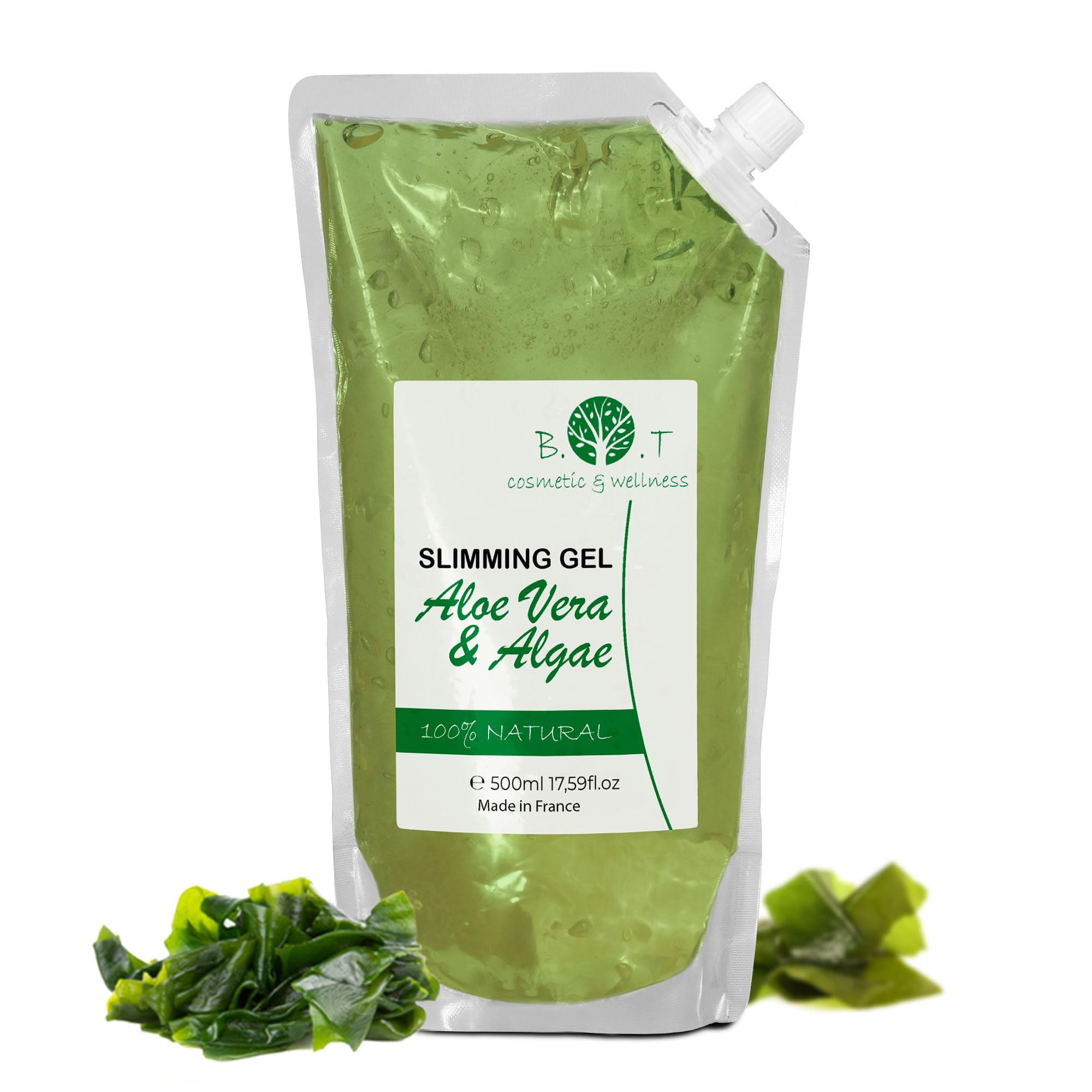 B.​O.​T cosmetic & wellness 3en1 Gel de Aloe Vera y Algas Marinas Adelgazante - 500 ml