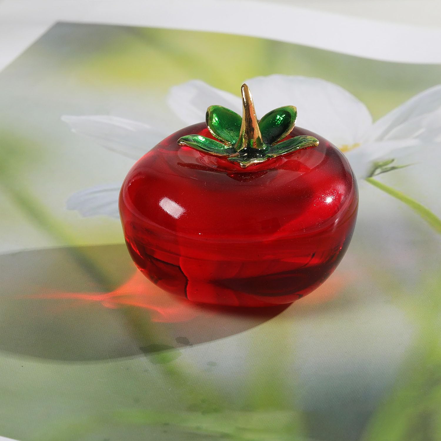 Amazon.co.jp: JSBWSFA 1個 ガラス 野菜 装飾 ガラス カボチャ