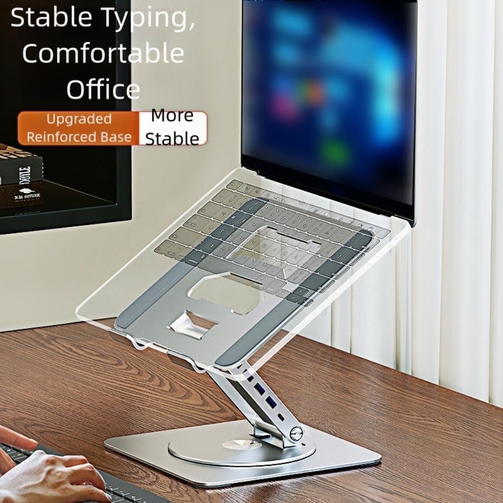 Station d'Accueil Laptop pour aluminium Réglable en Hauteur Station