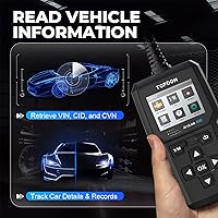 Vista 6 de TOPDON AL400 OBD2 Scanner, Full OBDII Code Reader, Check Engine Light Scan Tool, Car Scanner with DTC Lookup, Clear Codes, Freeze Frame, One-Click