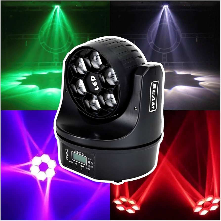 Amazon.co.jp: Frezon ムービングライト 6×15W ビーアイズ 高輝度 LED