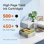 Remplacement de cartouche d'encre 275XL 276XL pour Canon 275XL 276XL Pixma TS3500 TR4720 TS3522 TS3722 TS3520 TS3720 TS3500 TR4723 TR4722 TR4700 (Pack combo de 2 Noir Couleur)