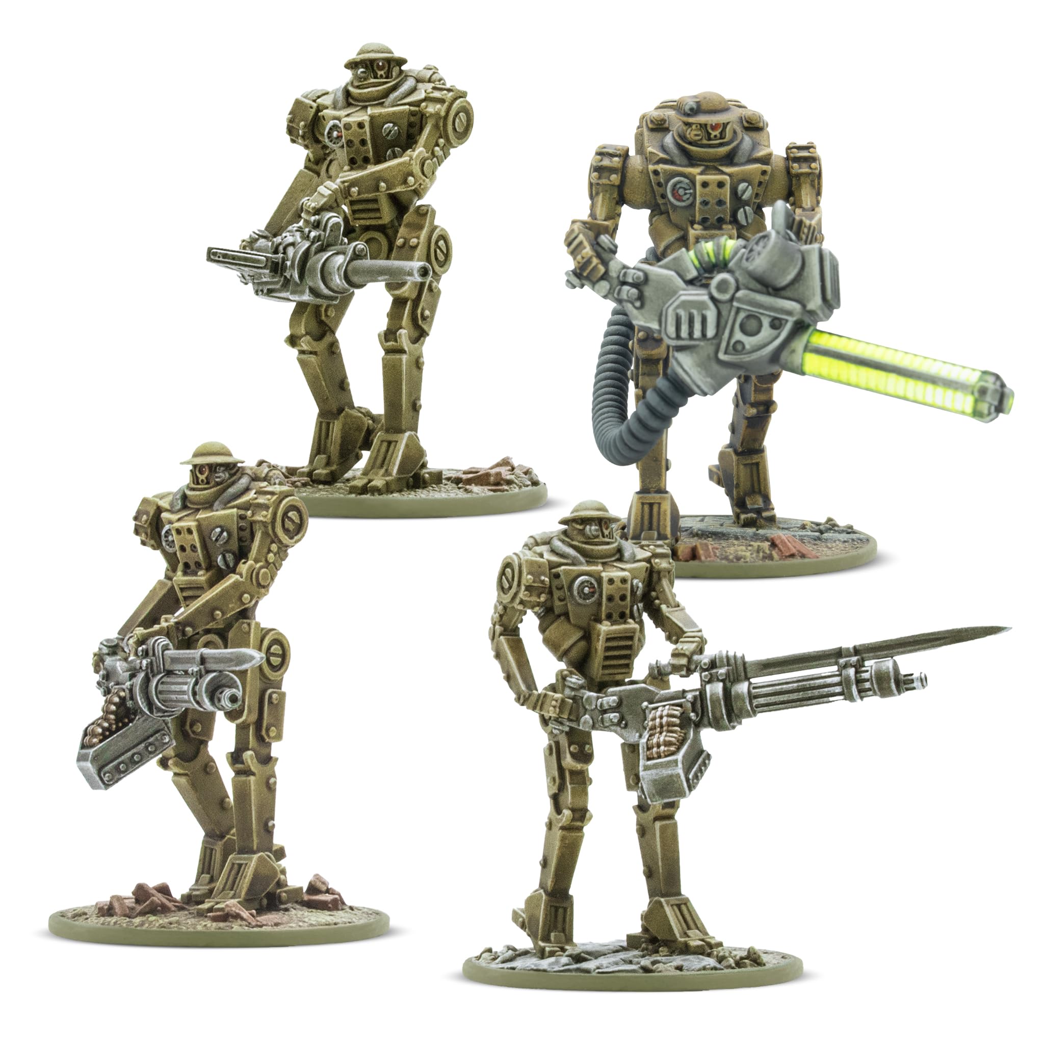 Warlord Games Mk II Heavy Automated Infantry - British Commonwealth for Konflikt 47 Highly Detailed Plastic Miniatures