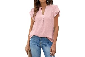 Chic Pink Ruffle Blouse: A Symphony of Style and Elegance