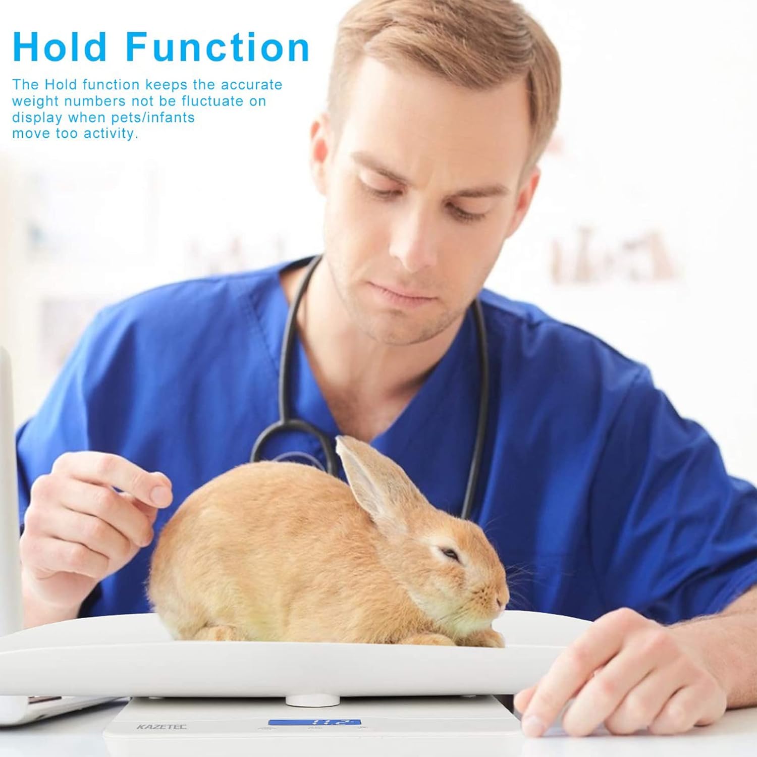 Baby Scale,pet Scale, Multi-Function Toddler Scale, Infant Scales for Weighing, Blue Backlight, Weight and Height Track,pet Scales for Cats