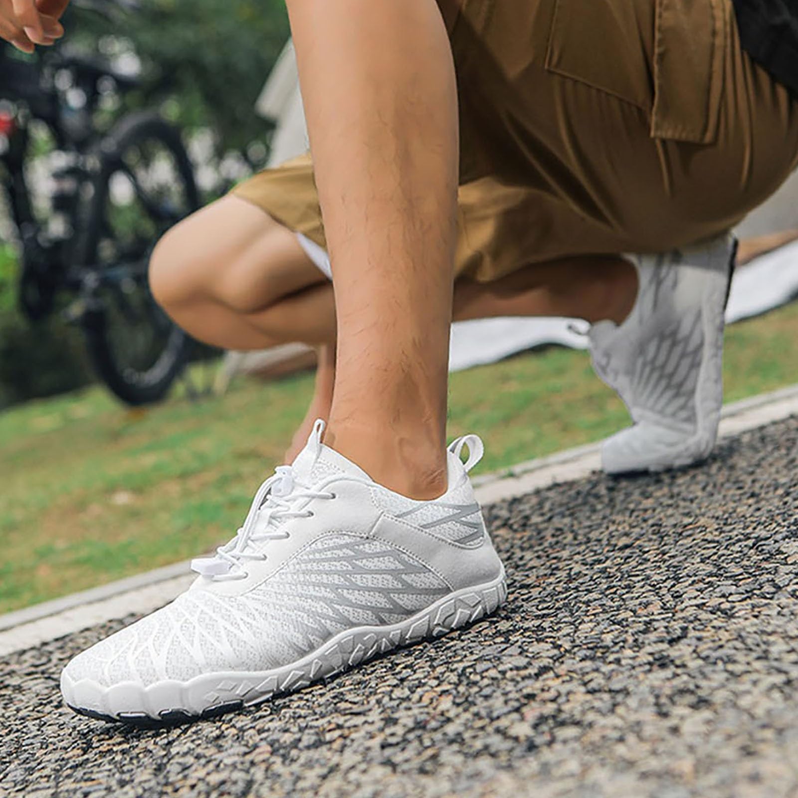 Scarpe Leggere Barefoot da Donna, Arti Marziali da Uomo Antiscivolo Tai Chi Kung Fu per Allenamento, Yoga E Camminata