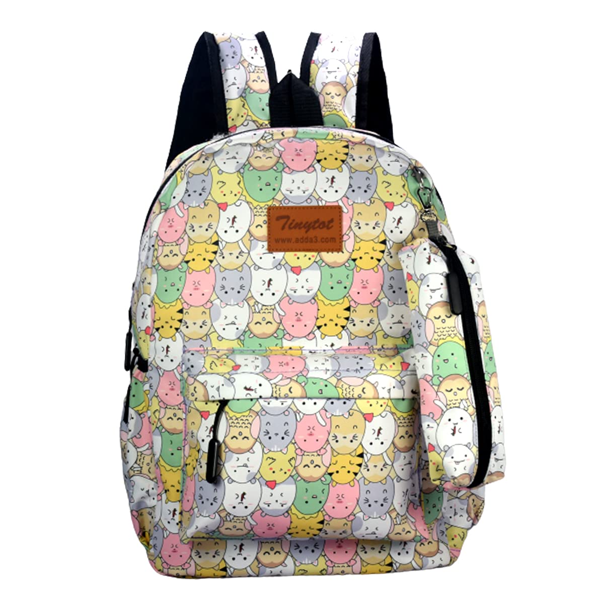 Tinytot 20 Litre Lightweight Waterproof Backpack Bags for Women - 17 Inch College Bag for Girls, Medium School Bag for Girls 8+ Years, Office & Picnic Bag