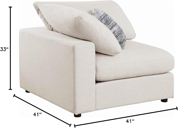 Serene Upholstered Corner Beige